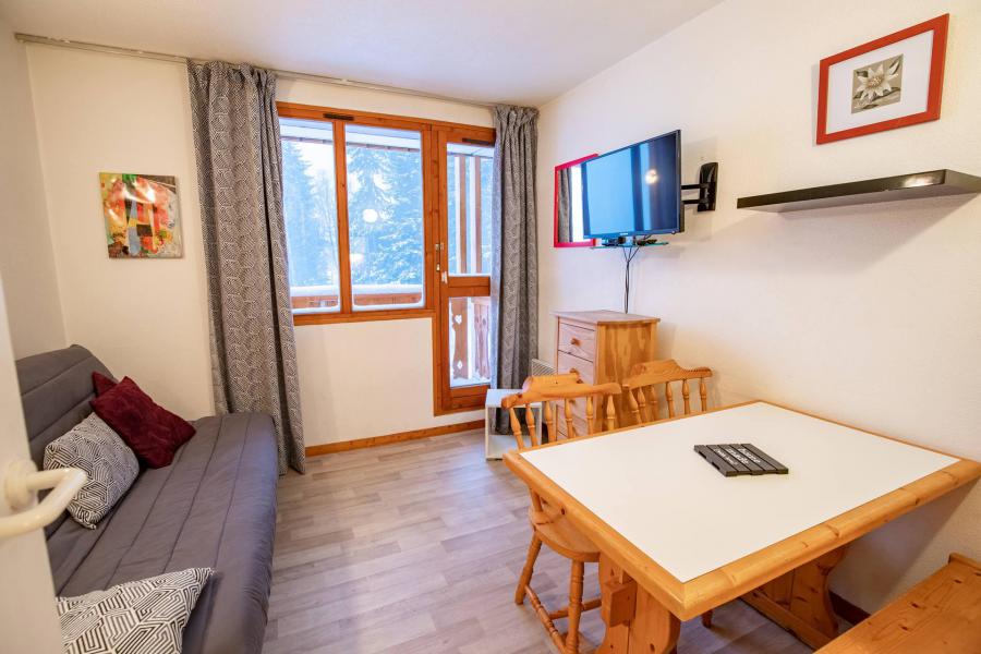 Ski verhuur Studio bergnis 3 personen (1458) - Résidence les Mélèzets 1 - Valfréjus - Woonkamer