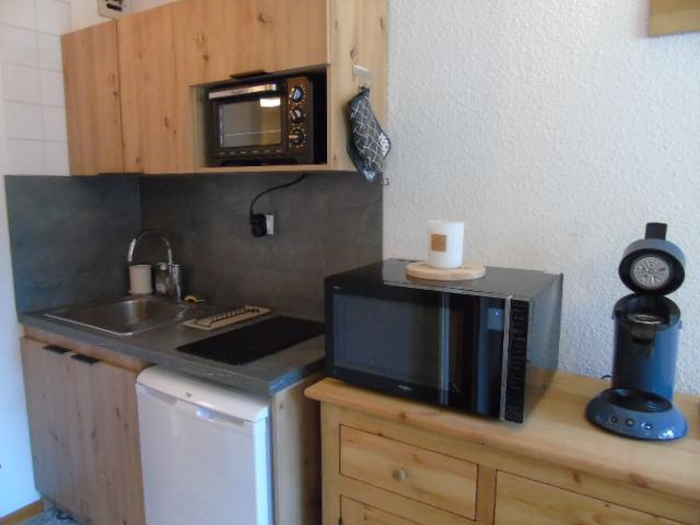 Location au ski Studio 3 personnes (9) - Résidence Thabor A - Valfréjus - Kitchenette