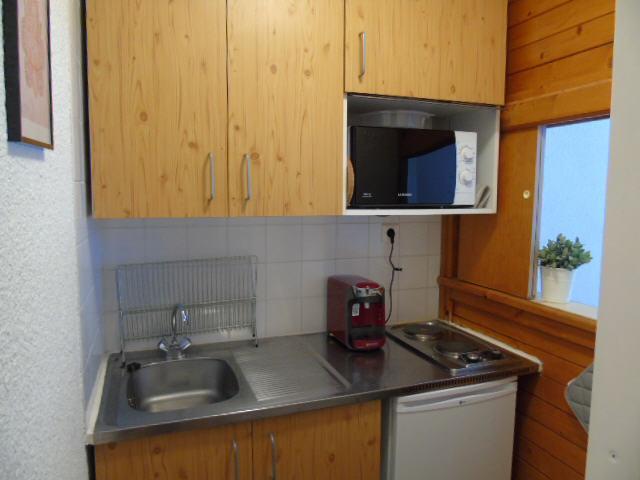 Location au ski Studio 3 personnes (D128) - Résidence Thabor D - Valfréjus - Kitchenette