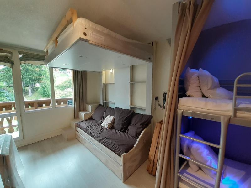 Skiverleih Studio Schlafnische 4 Personen (149) - Résidence Thabor D - Valfréjus - Wohnzimmer