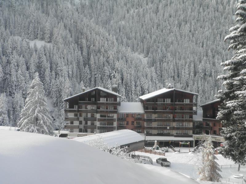 Location au ski Studio 3 personnes (214) - Thabor E - Valfréjus - Extérieur hiver