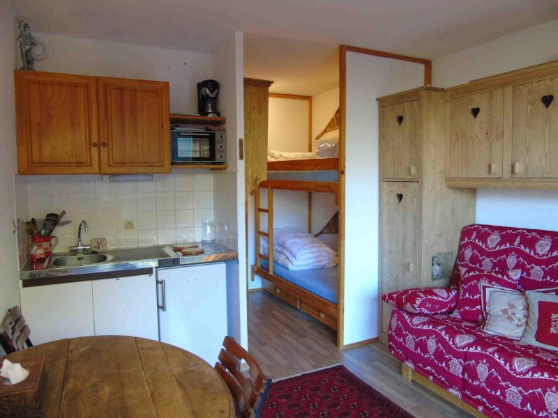 Ski verhuur Studio 4 personen (215) - Vita Parc - Valfréjus - Woonkamer