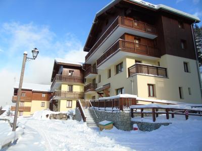 Skiverleih 3-Zimmer-Holzhütte für 6 Personen (I02) - Chalet Arrondaz - Valfréjus - Draußen im Winter