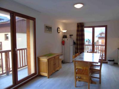 Skiverleih 3-Zimmer-Holzhütte für 6 Personen (E3) - Chalet Arrondaz - Valfréjus - Wohnzimmer