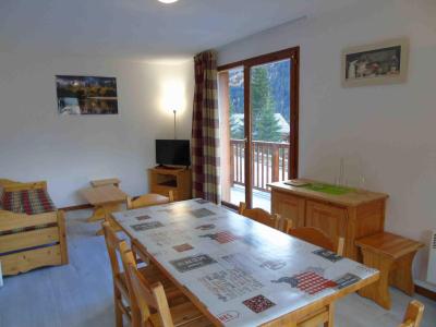 Skiverleih 3-Zimmer-Holzhütte für 6 Personen (E3) - Chalet Arrondaz - Valfréjus - Wohnzimmer