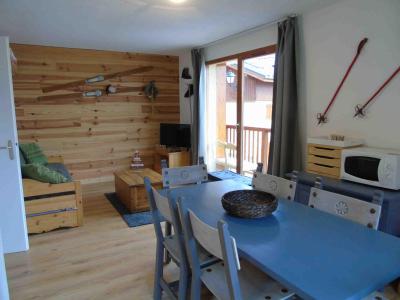 Ski verhuur Appartement 3 kabine kamers 6 personen (F2) - Chalet Arrondaz - Valfréjus - Woonkamer