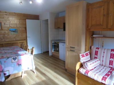 Ski verhuur Appartement 4 kabine kamers 8 personen (C4) - Chalet Arrondaz - Valfréjus - Woonkamer