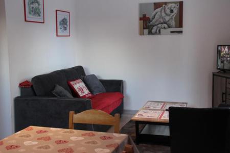 Rent in ski resort 2 room apartment cabin 6 people (C1) - Chalet Arrondaz C - Valfréjus - Living room