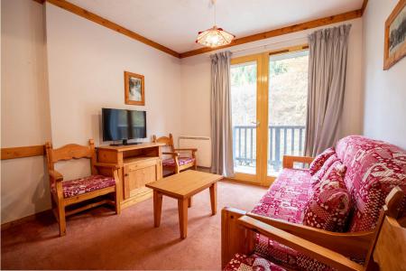 Ski verhuur Appartement 2 kabine kamers 6 personen (B156) - Chalets du Thabor - Valfréjus - Woonkamer