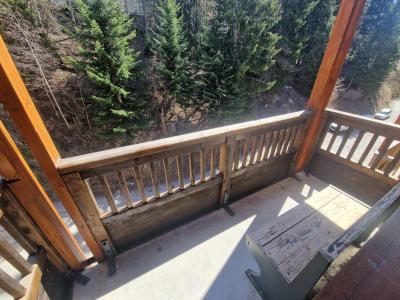 Rent in ski resort Studio 4 people (438) - Les Mélèzets 2 - Valfréjus - Balcony