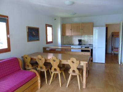 Ski verhuur Appartement 3 kamers bergnis 8 personen (B1) - Résidence Belvédère Busseroles - Valfréjus - Woonkamer