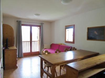 Ski verhuur Appartement 3 kamers bergnis 8 personen (B1) - Résidence Belvédère Busseroles - Valfréjus - Woonkamer