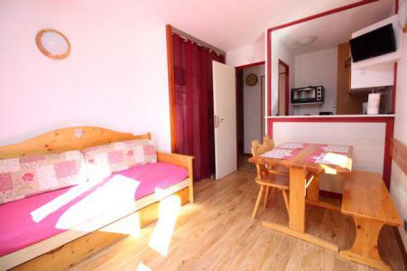 Ski verhuur Studio cabine 4 personen (24) - Résidence Chavière - Valfréjus - Woonkamer