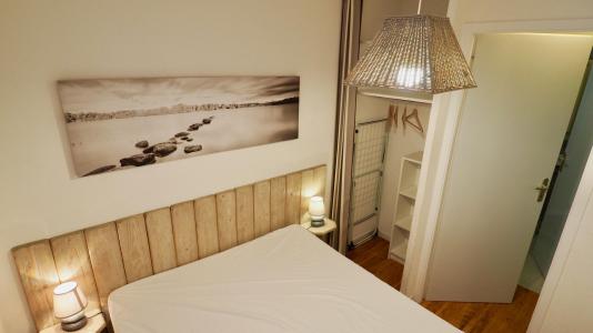 Skiverleih 2-Zimmer-Holzhütte für 6 Personen (105) - Résidence Cheval Blanc - Valfréjus - Doppelbett