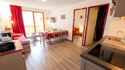 Location au ski Appartement 3 pièces cabine 6 personnes (55) - Résidence Cheval Blanc - Valfréjus - Séjour
