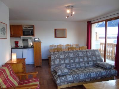 Ski verhuur Appartement 4 kamers 8 personen (11) - Résidence Cheval Blanc - Valfréjus - Woonkamer