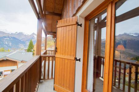 Ski verhuur Appartement 2 kabine kamers 6 personen (03) - Résidence le Belvédère Busseroles - Valfréjus - Balkon