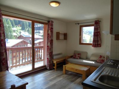 Ski verhuur Appartement 2 kamers bergnis 6 personen (48) - Résidence le Grand Argentier - Valfréjus - Woonkamer