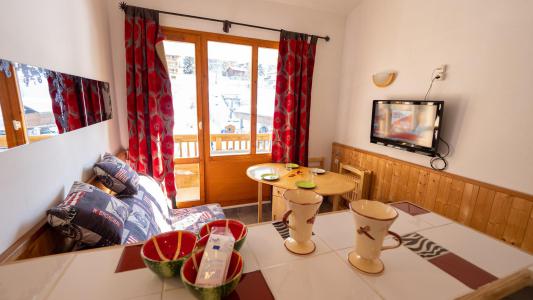 Alquiler al esquí Estudio mezzanine para 4 personas (C99) - Résidence le Thabor - Valfréjus - Comedor