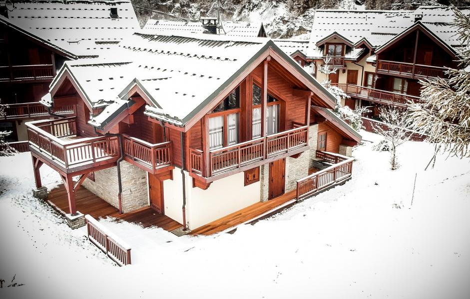 Аренда на лыжном курорте Chalet Alpen Roc - Valloire - зимой под открытым небом
