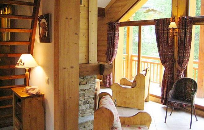 Rent in ski resort Chalet Alpen Roc - Valloire - Living room