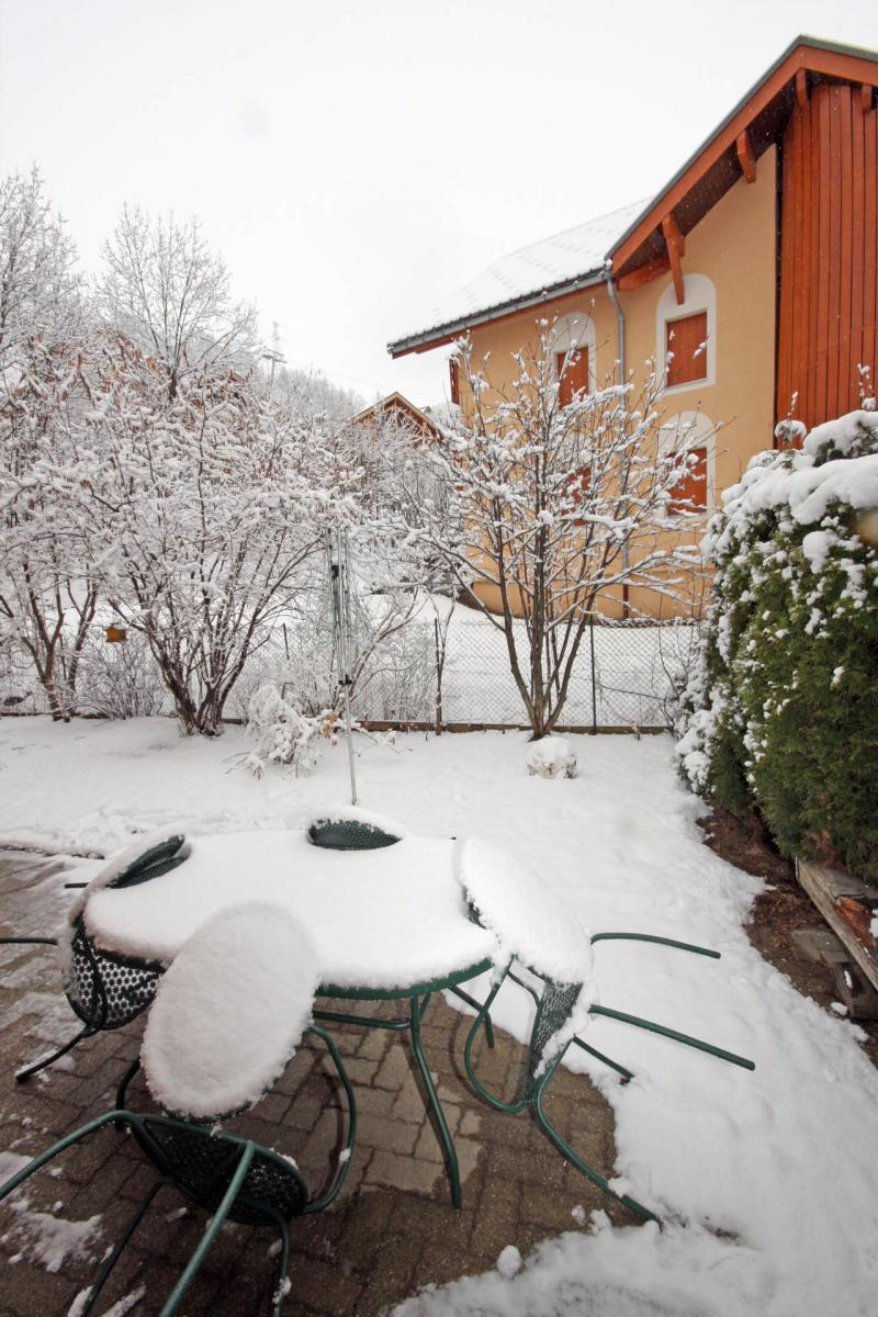 Skiverleih 3 Zimmer Maisonettewohnung für 4 Personen - Chalet Antarès - Valloire - Draußen im Winter
