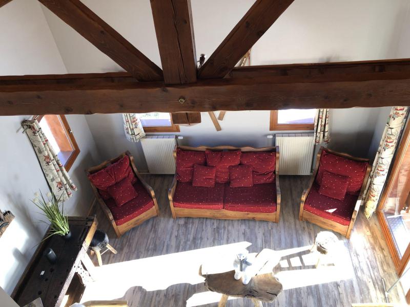 Ski verhuur Chalet duplex 5 kamers 10 personen - Chalet Colenfrey - Valloire - Woonkamer