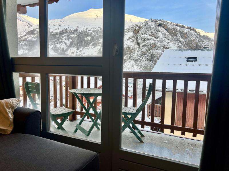 Rent in ski resort 2 room apartment sleeping corner 4 people (8) - Chalet de l'Arvette - Valloire - Balcony