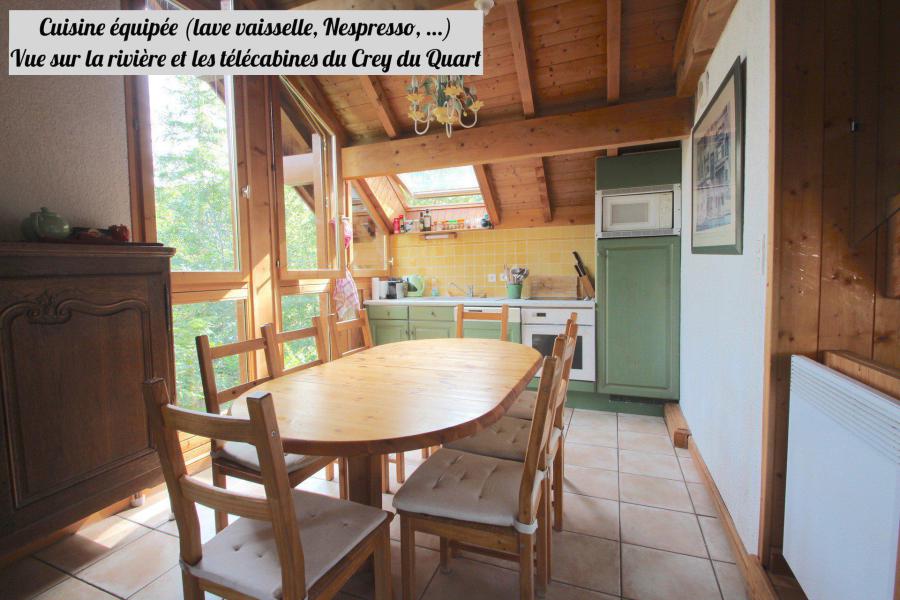 Ski verhuur Appartement triplex 4 kamers 8 personen - Chalet du Regain - Valloire - Woonkamer