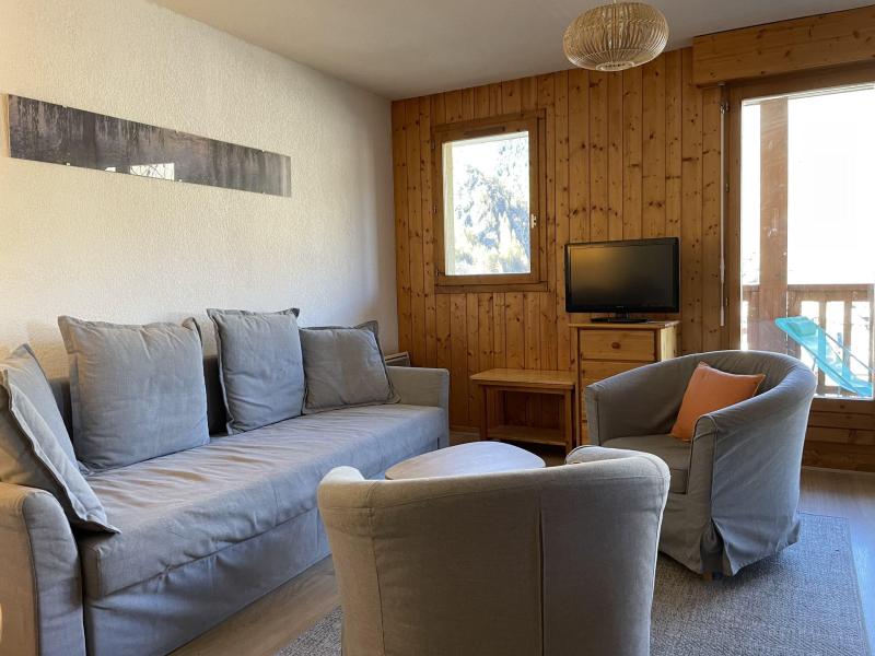 Rent in ski resort 4 room duplex apartment 8 people (A3) - Chalet l'Alp du Pontet - Valloire - Living room