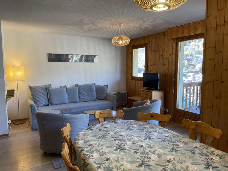 Rent in ski resort 4 room duplex apartment 8 people (A3) - Chalet l'Alp du Pontet - Valloire - Living room