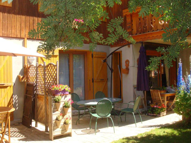 Wynajem na narty Chalet l'Antarès - Valloire - Taras