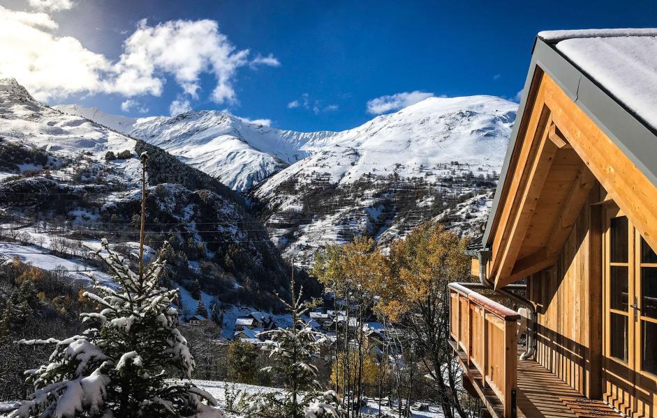 Vacances en montagne Chalet Le Chabichaz - Valloire - Extérieur hiver