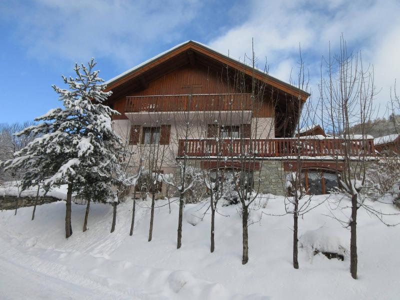 Аренда на лыжном курорте Chalet les Agneaux - Valloire - зимой под открытым небом