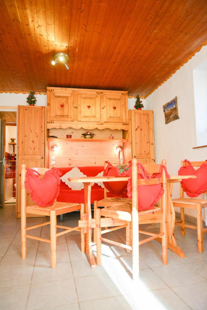 Ski verhuur Studio bergnis 4 personen (2) - Chalet les Ecrins - Valloire - Woonkamer