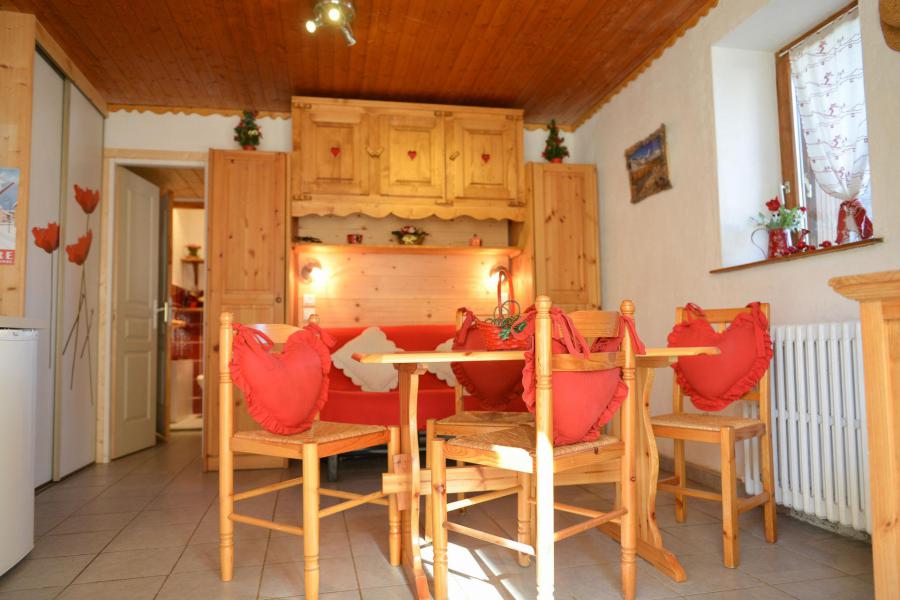 Ski verhuur Studio bergnis 4 personen (2) - Chalet les Ecrins - Valloire - Woonkamer