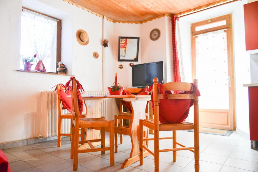 Ski verhuur Studio bergnis 4 personen (2) - Chalet les Ecrins - Valloire - Woonkamer