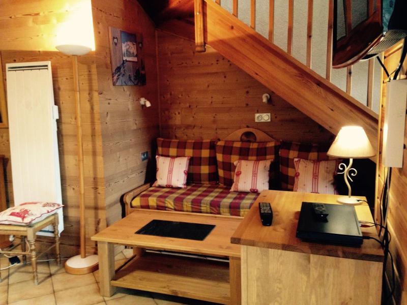 Wynajem na narty Apartament 4 pokojowy z antresolą 8 osób - Chalet les Lupins - Valloire - Pokój gościnny