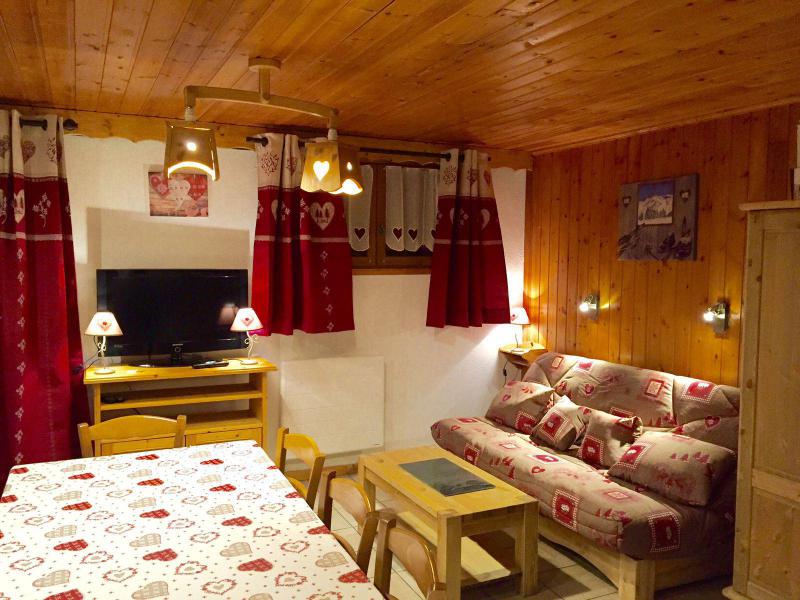 Ski verhuur Appartement 3 kamers 6 personen (2) - Chalet les Lupins - Valloire - Woonkamer