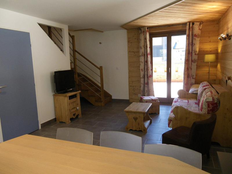 Skiverleih 3 Zimmer Maisonettewohnung für 6 Personen (1) - Chalet les Pins - Valloire - Wohnzimmer