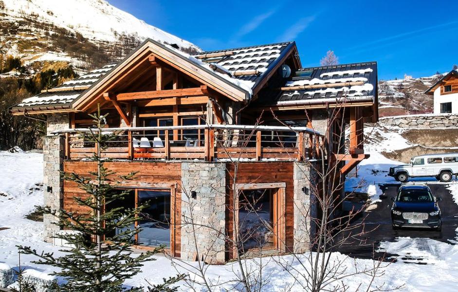 Holiday in mountain resort Chalet Or des Cimes - Valloire - Winter outside