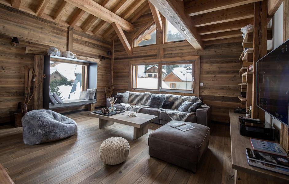 Rent in ski resort Chalet Or des Cimes - Valloire - Living room