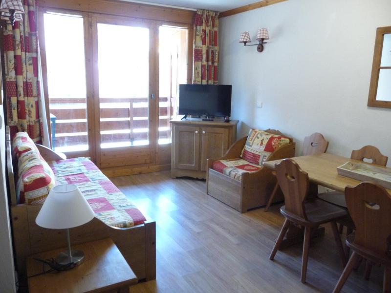 Ski verhuur Appartement 3 kamers 6 personen (002) - Chalets de la Vallée d'Or Ancolie - Valloire - Woonkamer