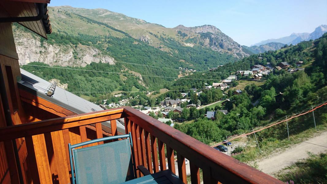 Wynajem na narty Apartament 2 pokojowy 4 osób (210) - Chalets de la Vallée d'Or Edelweiss - Valloire - Taras