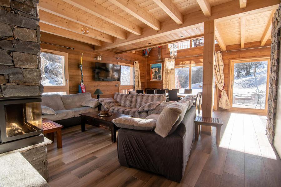 Аренда на лыжном курорте Шале дуплекс 5 комнат 12 чел. (KOPEREK) - Le Chalet Kopérek - Valloire - Салон