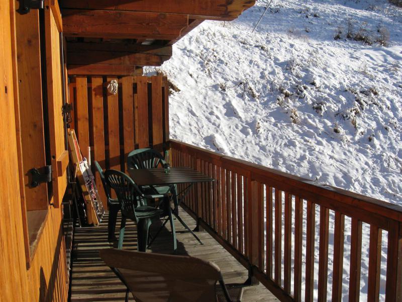 Soggiorno sugli sci Appartamento 2 stanze per 4 persone (302) - Le Hameau de Vallée d'Or - Valloire - Balcone