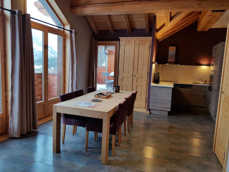 Rent in ski resort 3 room apartment 6 people (9) - Les Chalets d'Adrien - Valloire - Living room