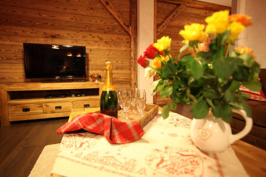 Wynajem na narty Apartament 3 pokojowy 6 osób (2) - Les Chalets d'Adrien - Valloire - Pokój gościnny