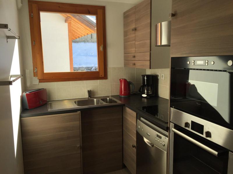 Alquiler al esquí Apartamento dúplex 4 piezas 8 personas (5) - Les Chalets d'Adrien - Valloire - Kitchenette