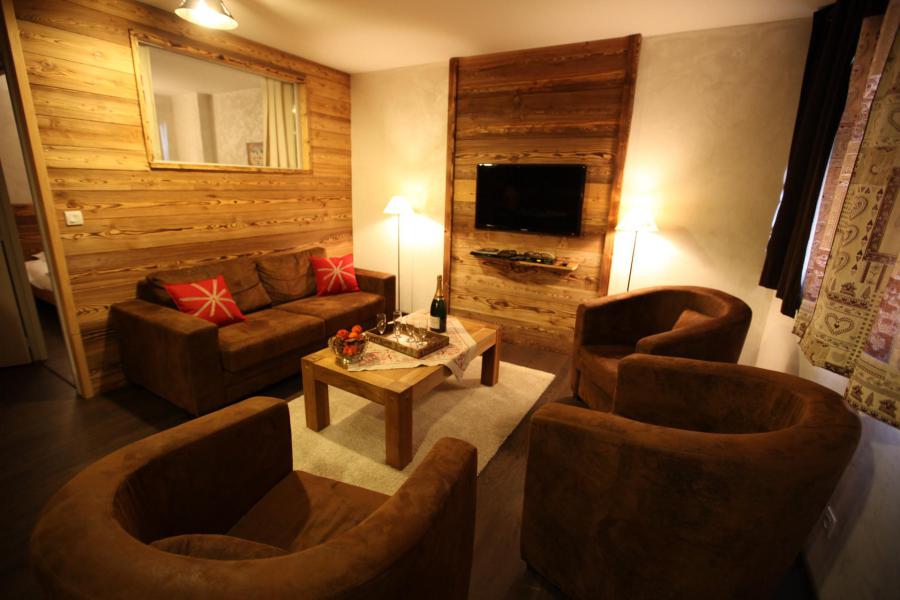 Ski verhuur Appartement 4 kamers 8 personen (3) - Les Chalets d'Adrien - Valloire - Woonkamer